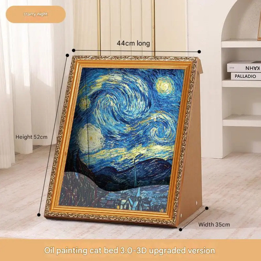 Mona Lisa Cat Bed