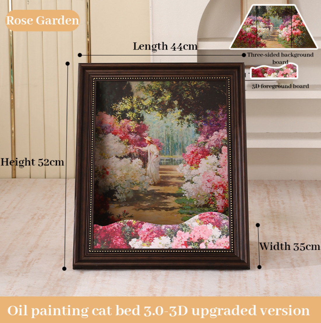 Mona Lisa Cat Bed