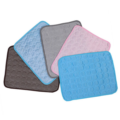 Summer Cooling Pet Sleeping Ice Silk Mat