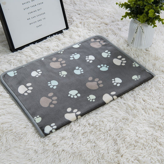 Pet Blanket Dogs And Cats Flannel Blanket Autumn And Winter Warm Blanket Floor Mat