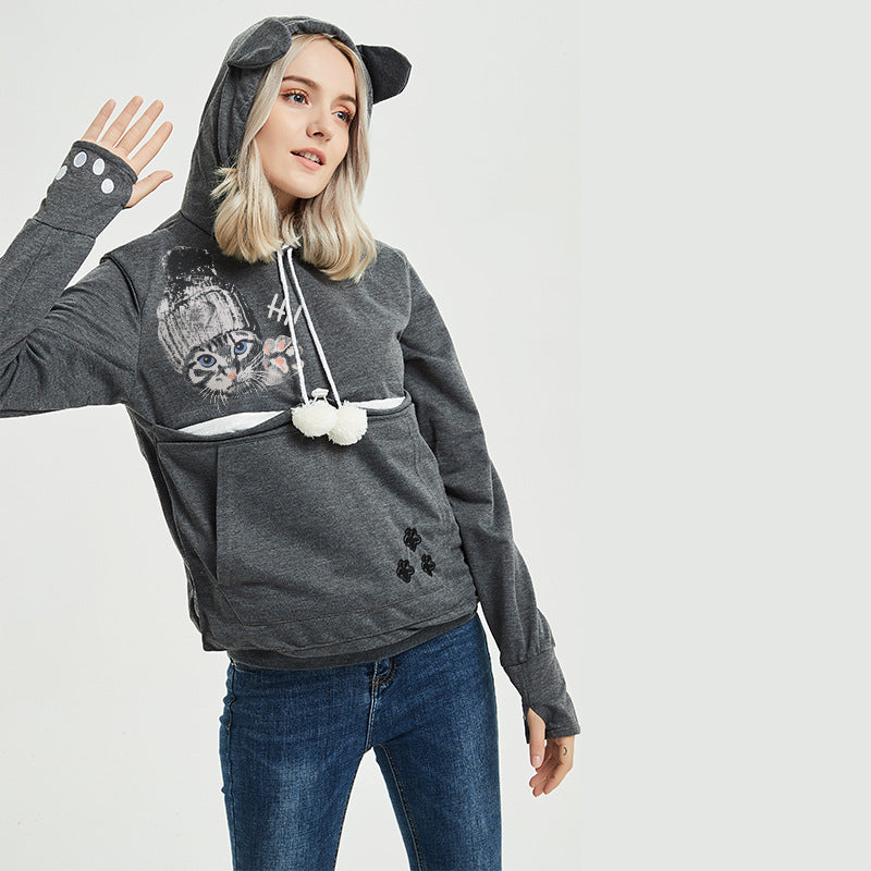 Cat Pouch Hoodie