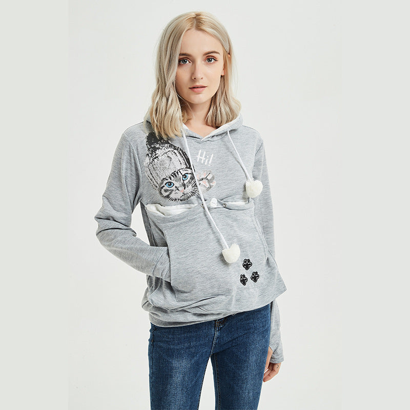 Cat Pouch Hoodie