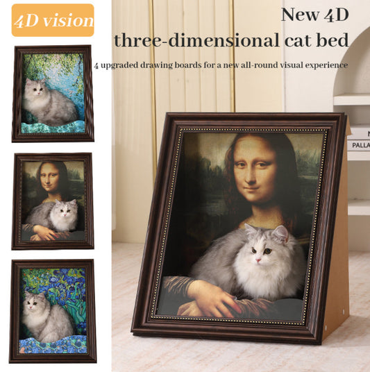 Mona Lisa Cat Bed