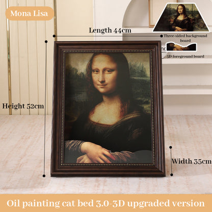 Mona Lisa Cat Bed