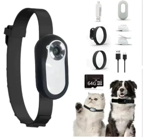 Wireless Pet Collar Camera