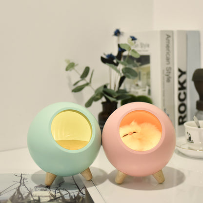 Cute Cat House Lamp (No Bluetooth)