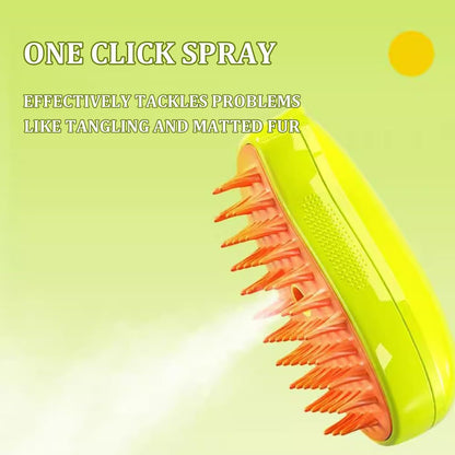 Pet Grooming Comb with Steam / Spray Water