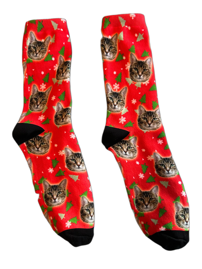 Custom Pet Christmas Socks