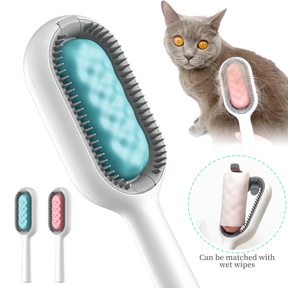 Multifunctional Pet Brush Silicone Dog Brush Cat Grooming Comb Hair Remover Massage Tools for Cats Dogs Lint Remover